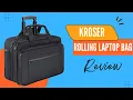 KROSER Rolling Laptop Bag Elevate Your Mobile Office - Review
