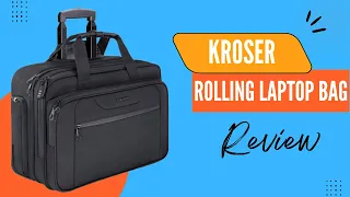 KROSER Rolling Laptop Bag Elevate Your Mobile Office - Review