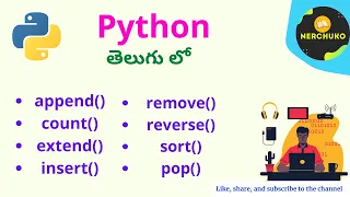 17 - Methods in Python Python in Telugu
