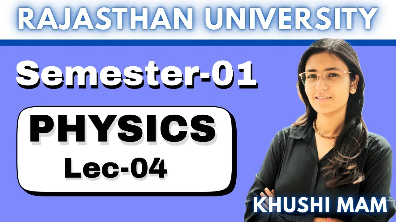 Frame of Reference | Physics Lecture 4 | B.Sc. 1st Semester Rajasthan University | AJ ACADEMICS