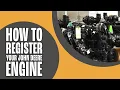 How to register your John Deere Engine