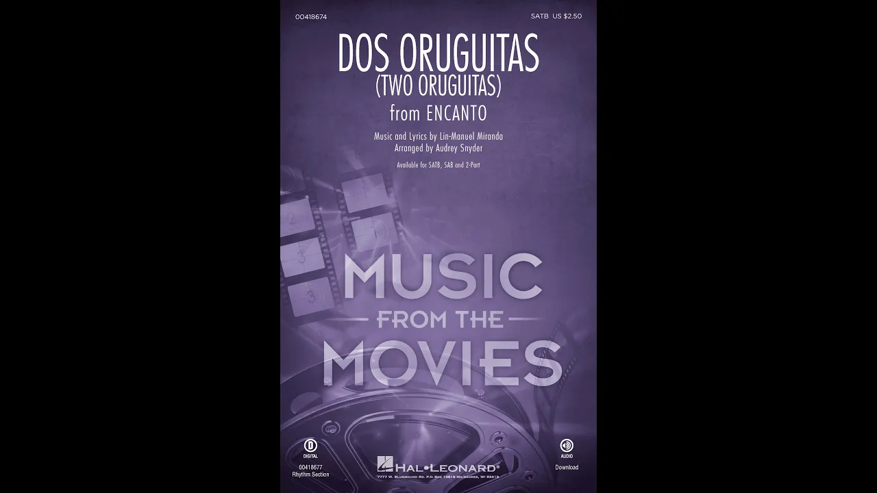 Dos Oruguitas (from Encanto) (SATB Choir) - Arranged by Audrey Snyder