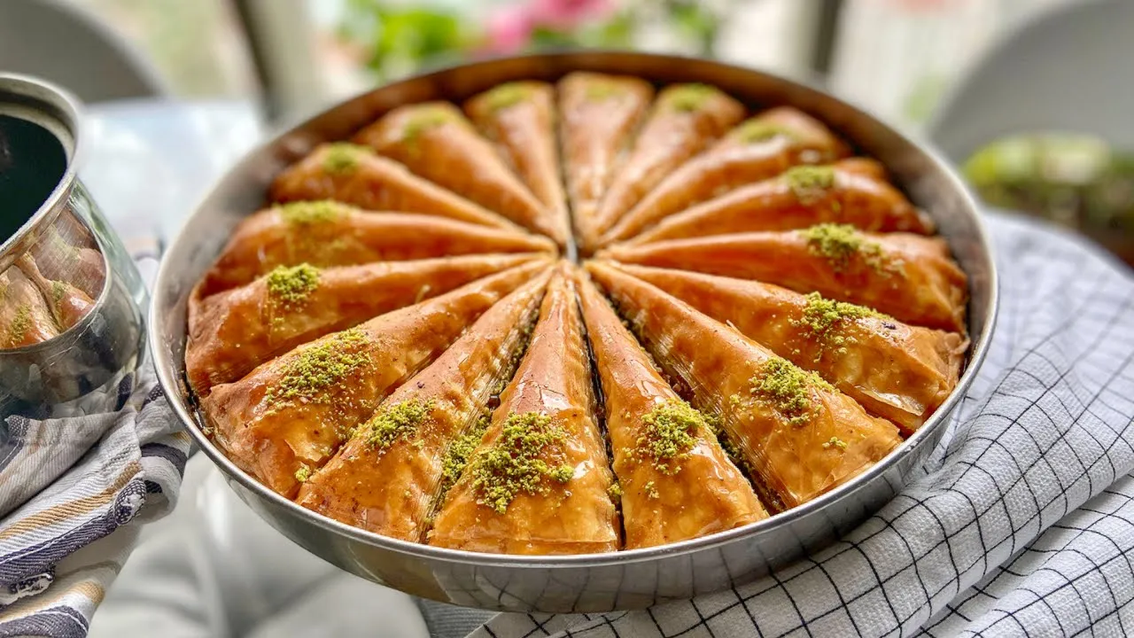 Baklava Recipe! Best Turkish Pistachio Baklava You Can Make At Home #Baklava