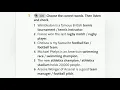 English Plus 7 Module 7 Compound nouns sports Ex 1 p 96
