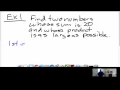 AP Calculus 4 4 Optimization Example 2