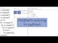 Problem solving in python python tutorial