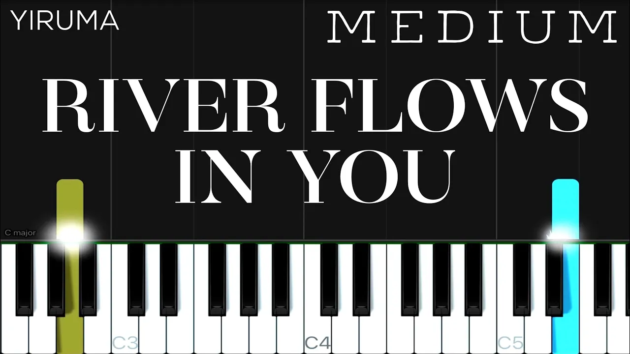 Yiruma - River Flows In You | MEDIUM Piano Tutorial