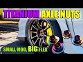 Titanium Works Axle Nut Install Subaru WRX STI