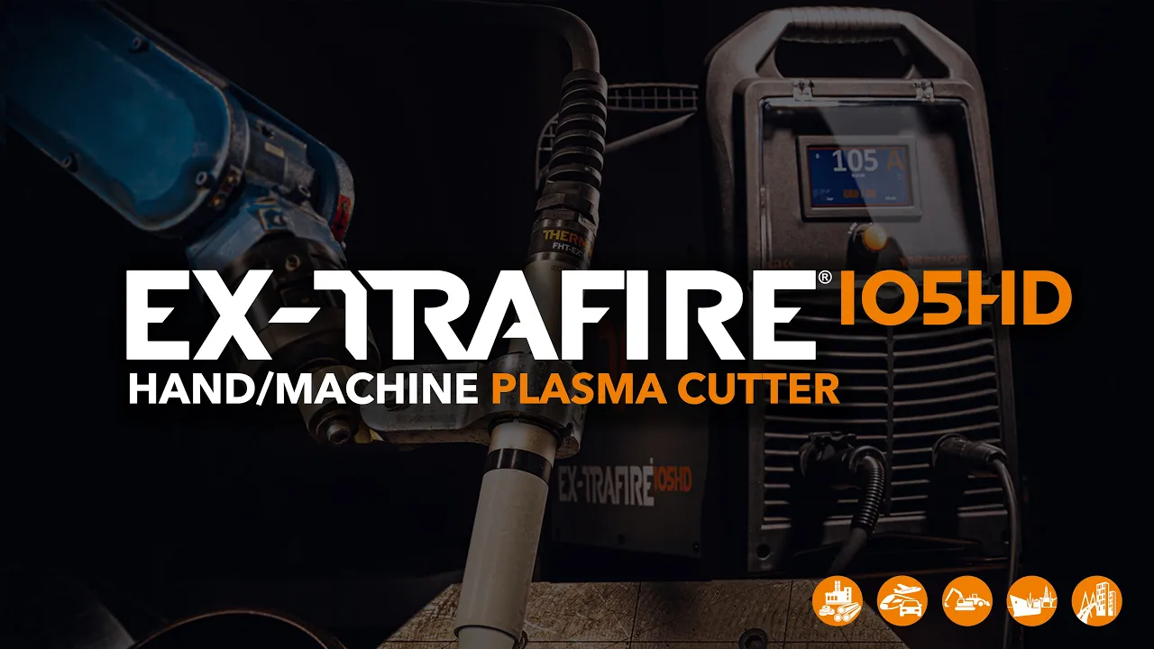 Poste plasma EX-TRAFIRE 105HD -380V - 8 Mètres THERMACUT