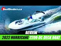 2022 Hurricane 2200 DC deck boat