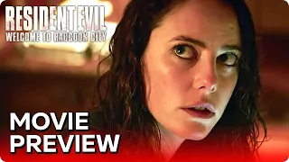 resident evil welcome to raccoon city 2021 movie preview starring kaya scodelario u0026 robbie amell