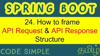 24 request response structure Spring Boot Intermediate Tutorial Code Simple