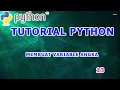 Belajar Python 13 - MEMBUAT VARIABLE ANGKA