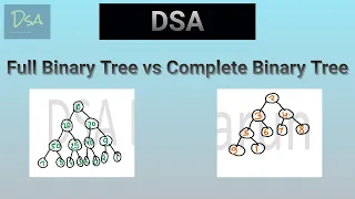 full binary tree vs complete binary tree in dsa in hindi