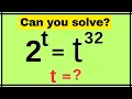 Germany Can You Solve This 2 t 2 32 Find t