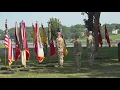 Rock Island Arsenal s First Army deactivates two divisions during Casing of the Colors ceremony