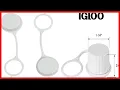 Igloo Cooler Threaded Drain Plug Caps with Plastic Tether 20049