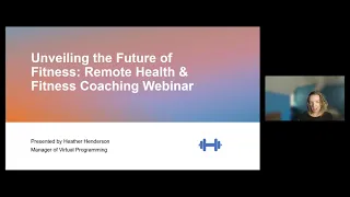 Remote Health and Fitness Coaching Introduction