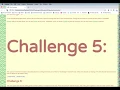 DOM Challenges - Challenge 5 Tutorial Part Two