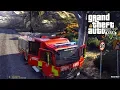 Blaze Battle London Fire Brigade on GTA 5 PC UK Mod