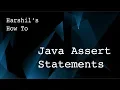 1 13 Assert Statements in Java