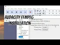 FFmpeg Audacity Library Installation Can t Import in Audacity Fixed