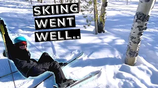 OUR FIRST TIME SKIING - Granby Colorado
