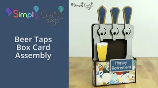 Beer Taps Box Card Assembly - SVG File