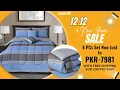Apricot Comforter set New Arrival Duvet Set Best Comforter Set King Size candy Stripes Design