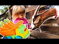 Baby Bianca at the ZOO 🐴🐐Kids' adventures \u0026 outdoor activities | Videos for kids with animals