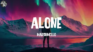 Download Marshmello - Alone (Lyrics) || Martin Garrix, The Chainsmokers, DJ Snake.. MP3