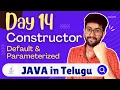 Day 14 Constructors in Java in Telugu Java Course in Telugu Vamsi Bhavani