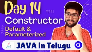 Day 14 Constructors in Java in Telugu Java Course in Telugu Vamsi Bhavani