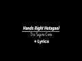 Lagu DIA + lirik - HANDS RIGHT HUTAGAOL