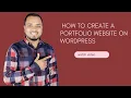 How to Create A Portfolio Website Wordpress Bangla Tutorial Astra Free Theme Class 5