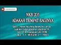 Lagu NKB 203 - Adakah Tempat BagiNya (Cover Lirik)