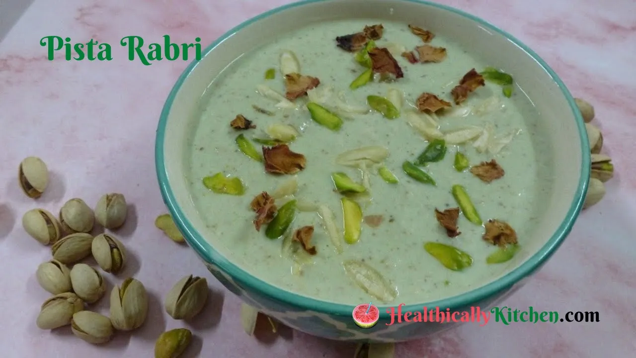           How to make Pista rabdi   Quick dessert