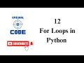 12 For Loops in Python for Cybersecurity Python for Cybersecurity