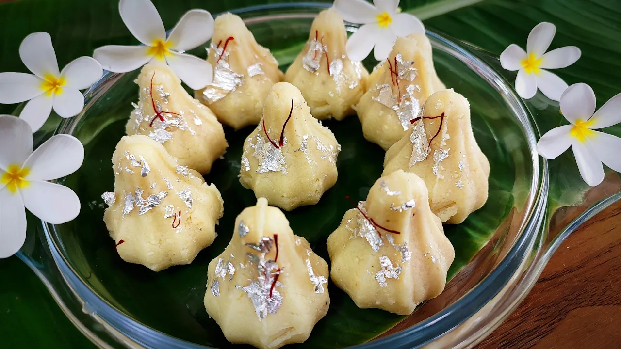 5           Quick & Easy & Fireless Kaju Modak Recipe