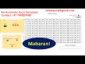Seating Plan in Excel for different column and Rows Hall