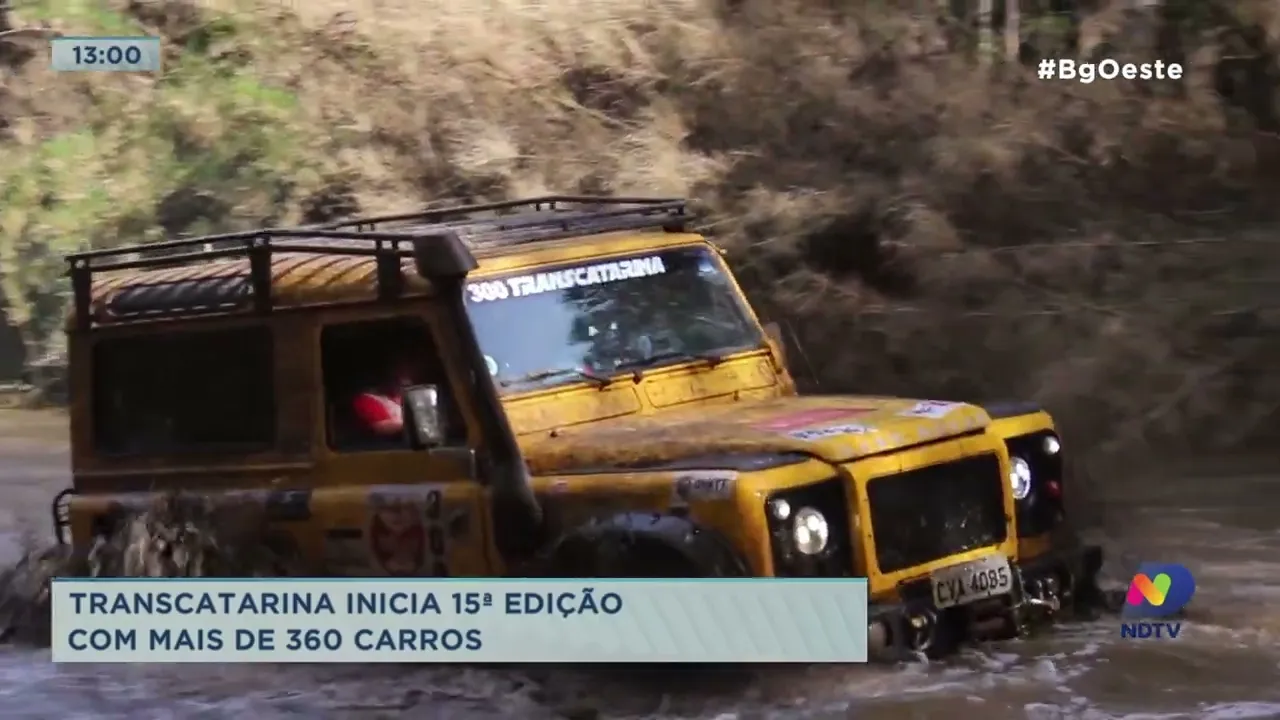 Transcatarina inicia 15ª edição com mais de 360 carros
