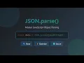 JavaScript JSON parse Deep Dive Parsing Reviver Error Handling Security Hindi