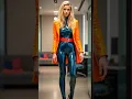 Lagu 🔥 Slaying in electrifying blue-green latex with a pop of orange \u0026 red! 💙🧡❤️ Who’s obsessed with