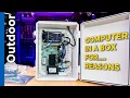 QILIPSU Outdoor Enclosure with a Computer Inside Because