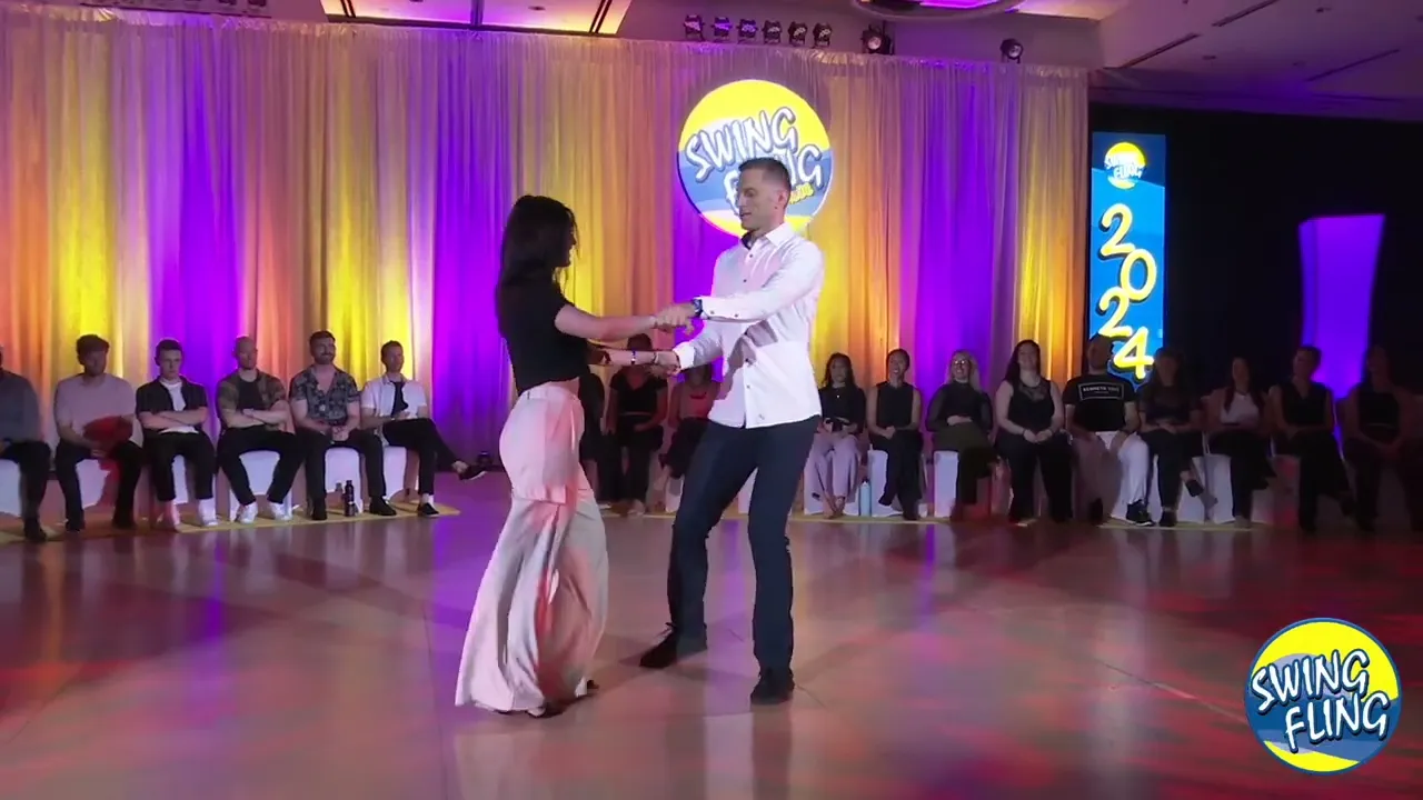 Swing Fling 2024 Intermediate Jack & Jill Matthew Kling & Meredith Gibbons