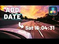Add Current DATE and TIME In Davinci Resolve