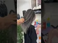 highlight ash grey #video #hair #color #reels #peekaboo #highlight #shortvideo #haircut #hairstyle