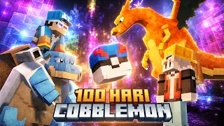 100 Hari Minecraft COBBLEMON DUO ! - Mengumpulkan POKEMON untuk menjadi yang TERKUAT !