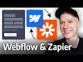Connect Webflow Forms to Zapier Webhooks Automation Tutorial