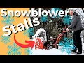 Fixing Snowblower that Stalls Under Load